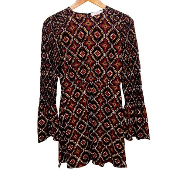 A.L.C Alexa A-Line Silk Mini Dress - Kaleidoscope - Size 2 - NWoT! - Picture 9 of 10